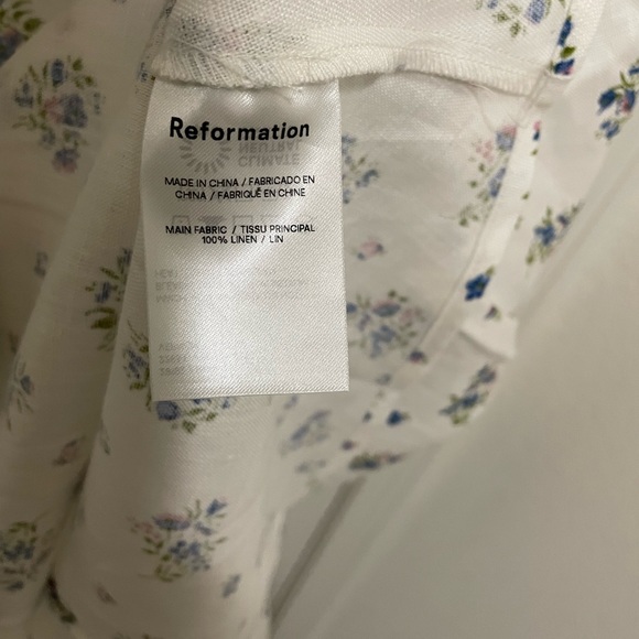 Reformation Tagliatelle floral linen midi Dress - Picture 5 of 6